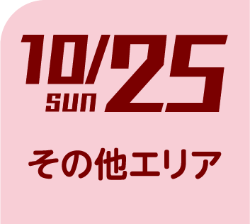 10/25sun その他エリア